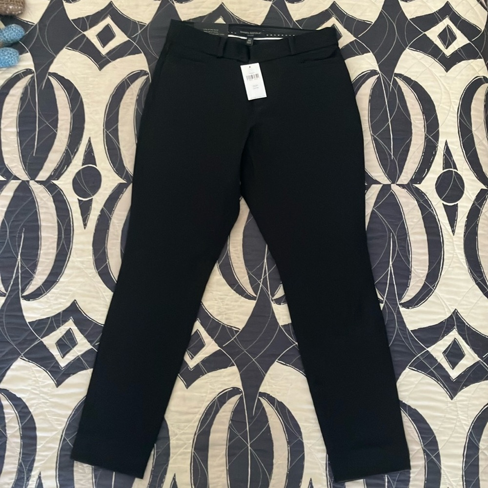 Banana republic NWT Curvy Sloan pant black sz 00P